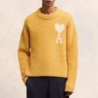 ami off white de coeur alpaca-blend jumper - xl
