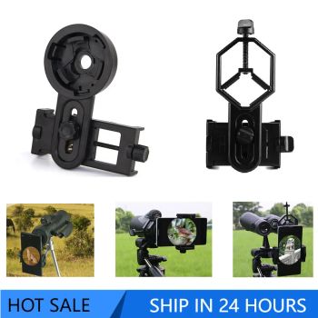 Adaptador Universal para teléfono móvil, soporte de fotografía para cámara Binocular, montaje con Clip, para iPhone y Samsung