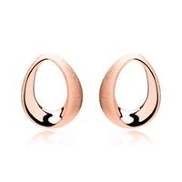 pendientes de plata 925 banados en oro rosa