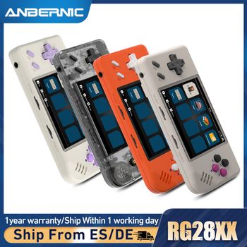 Consola de Juegos Retro ANBERNIC RG28XX con Sistema Linux, Pantalla IPS de 2.83 Pulgadas, Multimedia y Salida de TV, Salida HDMI, Salida HDMI para TV