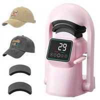 prensa termica automatica rosa para bones com 2 placas visor digital e seguranca tekmaquinas