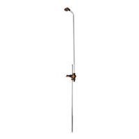 ducha de jardin duo gardena 207 cm doble funcion spray suave y pulverizacion  altura regulable  base en pico