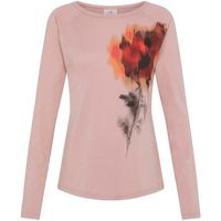 deha camiseta manga larga graphic modal long sleeve para mujer
