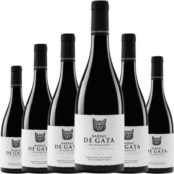 Barbas De Gata Vino Tinto De Crianza, Elaborado Con Garnacha Tint 75 Cl 14,5 % Pack 6 Botellas