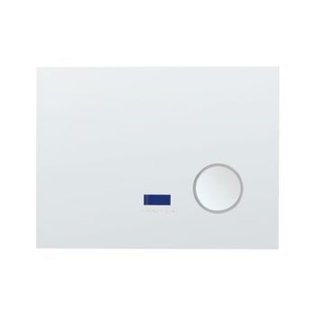 Espejo De Baño Moderno Led Rectangular Con Altavoz Bluetooth Con Espejo De Aumento 60 X 80 Cm Plateado Montaron