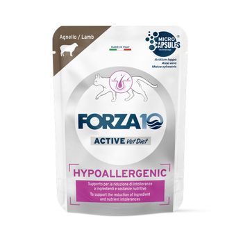 Forza 10 Hypoallergenic Active Vet Diet para gatos 12 x 80 g - Cordero