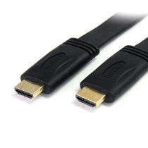 StarTech.com Cable HDMI de Alta Velocidad con Ethernet Plano de 1,8m - Ultra HD 4k x 2k - HDMI a HDMI Macho - Cable Plano