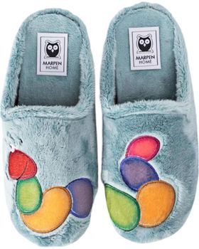 de MARPEN ZAPATILLAS DE CASA GUSANO FRUTAS PETROLEO 418IV24 SLIPP AZUL