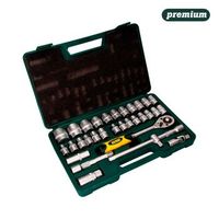 juego 32 pcs de bocallaves y accesorios de 12 crv ek602