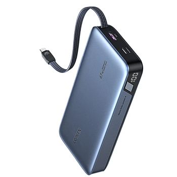 Ugreen PB550 67W 72Wh 20000mAh Banco de Poder con Pantalla Digital y Cable Type-C Integrado Batería Externa Suministro d