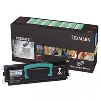 lexmark 0e250a11e original black return program laser toner cartridge