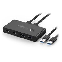 ugreen hub de interfaz de 4 puertos usb 32 gen 1 tipo-a 5000mbits negro