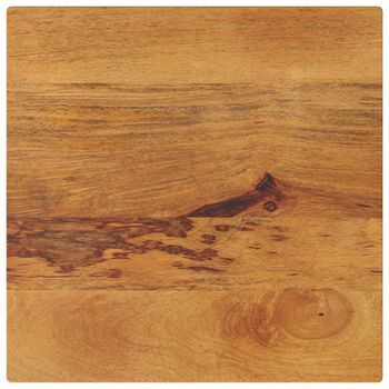 Tablero De Mesa Cuadrado Madera Maciza De Mango 60x60x2,5 Cm Vidaxl
