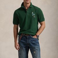 polo ralph lauren motif cotton-pique polo shirt - l