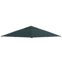 outsunny techo de repuesto 300x300 cm para cenador de jardin cubierta de repuesto con 8 orificios de drenaje y ventilacion gris   aosom espana