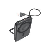 power bank ksix 10000 mah carga rapida 225w magsafe y apple watch soporte integrado negro