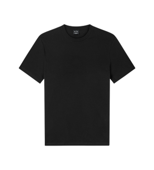 A|X Armani Exchange para hombre. XM002450AF10356UC001 Camiseta regular negro (XL), Casual, Algodón, Manga corta