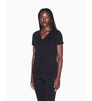 ax armani exchange para mujer xw002330af10356uc001 camiseta premium negro m casual algodon manga corta
