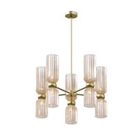 lampara colgante antic 10 luces