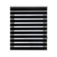 estoralis - estores  noche y dia  vera - total 170x250 cm   tejido 166x250 cm  doble tejido  negro