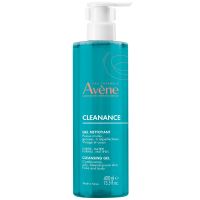 avene cleanance cleansing gel for oily blemish prone skin 400ml