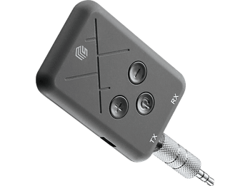 Transmisor y receptor audio - Cellularline Music Sound BT, 2 en 1, Bluetooth, Audiojack 3.5 mm, Negro