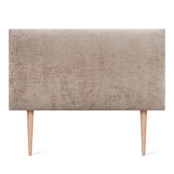 Dhome Cabecero De Lana Natural 80x115cm Con Patas Camas 80/90 - Marrón Claro