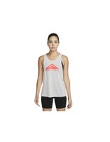 camiseta de trail nike dri-fit gris mujer
