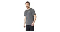 camiseta de manga corta odlo ascent 365 linear gris