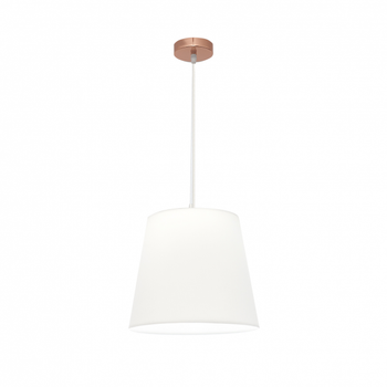 Lampara Colgante Maldivas 1xe27 Oro Rosa/blanco Reg.35d de FABRILAMP.