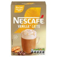nescafe gold vanilla latte drink 8 sachets