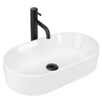Lavabo Sobre Encimera Rea Layla 50 White