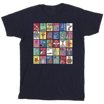 Dessins Animés Camiseta Grid Squares para hombre