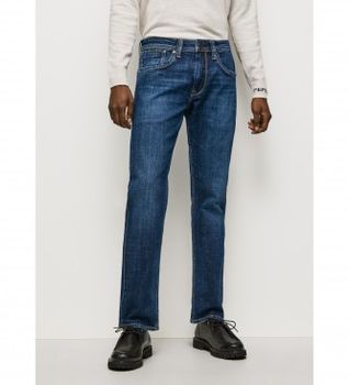 Pepe Jeans para hombre. PM206318DM0 Jeans Cash Azul (29/32), Casual, Algodón Orgánico, Sostenible