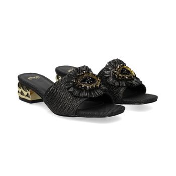 Exe Sandalias Con Tacón Mujer - Negro Talla 38