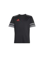 camiseta de futbol adidas squadra25 jsy infantil negro