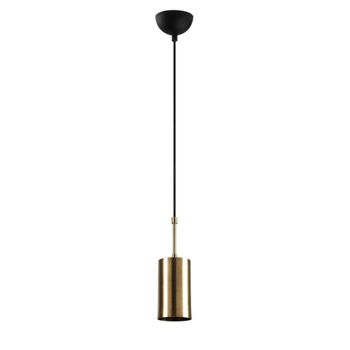 Lámpara colgante de metal dorado d9 cm