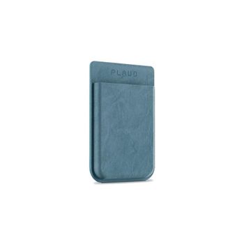 Funda Plaud Note Case Azul Piel Magnética Compatible MagSafe Resistente al Agua