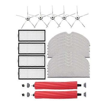 Repuestos Para Aspiradora Robot Xiaomi Roborock Q7 Max+ T8: Cepillo Principal, Cepillo Lateral, Filtro Hepa, Mopa, Paño