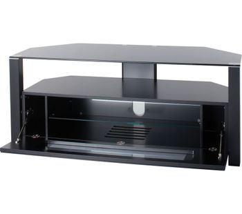 ALPHASON Ambri 1100 TV Stand - Black, Black