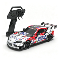geeks x2201 rtr 122 24g 4wd drift rc car gyro mini full proportional alloy body shell led light remote control high-sp
