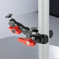 monitor de montaje con abrazadera para camara super clamp 360    adaptador de brazo magico con cabeza esferica con 14-38 para camara dslr canon nikongoproluces