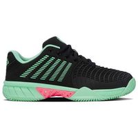 zapatillas kswiss express light 3 hb clay negro menta rosa mujer