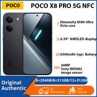 poco x8 pro 5g 8gb 256gb 12gb 512gb nfc smartphone dimensity 8500-ultra bateria de 6500mah