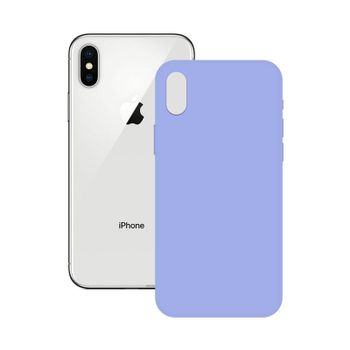 Ksix Soft Silicone Lavanda para iPhone X/XS