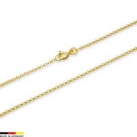 cadena ancla oro de 8 quilates 45cm