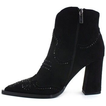 Café Noir Botines CAFENOIR Stivaletto Texano Strass Nero FMA949 para mujer