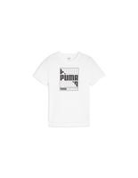 camiseta puma graphics blanco infantil