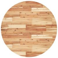 tablero de mesa  tablero escritorio redondo madera maciza de acacia o90x2 cm