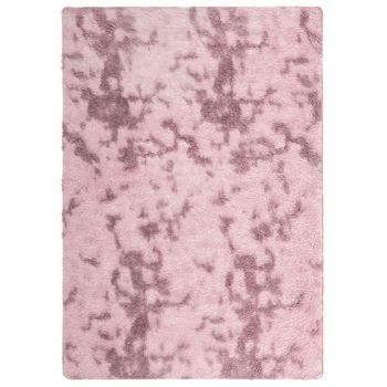 Alfombra De Pelo Largo Navarra Rosa Polvoriento 240x340 Cm Vidaxl